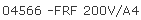 04566 -FRF 200V/A4