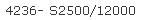 4236- S2500/12000