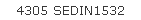 4305 SEDIN1532