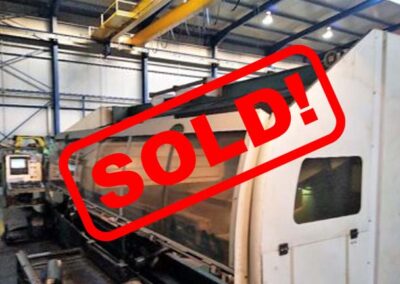 #05097 Laser universal machine ADIGE ADILAS 2 for cutting steel plates, tubes and profiles. YOP 2005 – video available ▶️ – sold to South Korea