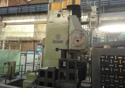 #05642 Horizontal boring machine SKODA WD160/4000 CNC MEFI yor 1992 – incl. rotary table SKODA E20 and 2 x clamping plates – video available ▶️