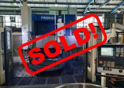 #05401 vertical lathe Froriep 20 CNC Sinumerik 840D – yom 2014 – video available ▶️ – sold in India