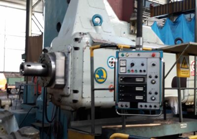 #05407 Horizontal boring machine SKODA W200D/4000 – incl. rotary table E20, plates 187 x 6400 mm + milling head
