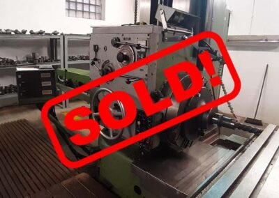 #05755 Horizontal Boring Machine TOS VARNSDORF W100A – ISO 50 – video available ▶️ – sold in Czech Republic