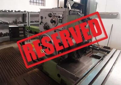 #05755 Horizontal Boring Machine TOS VARNSDORF W100A – ISO 50 – video available ▶️ – reseved in Czech Republic