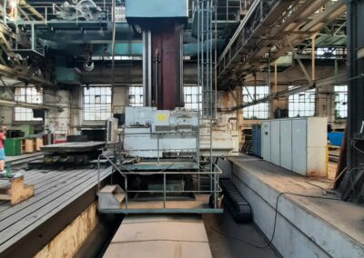 #05748 Horizontal boring machine SKODA W200H – y:2000, x:4700 mm , incl. rotary table E25 – renewed 2009