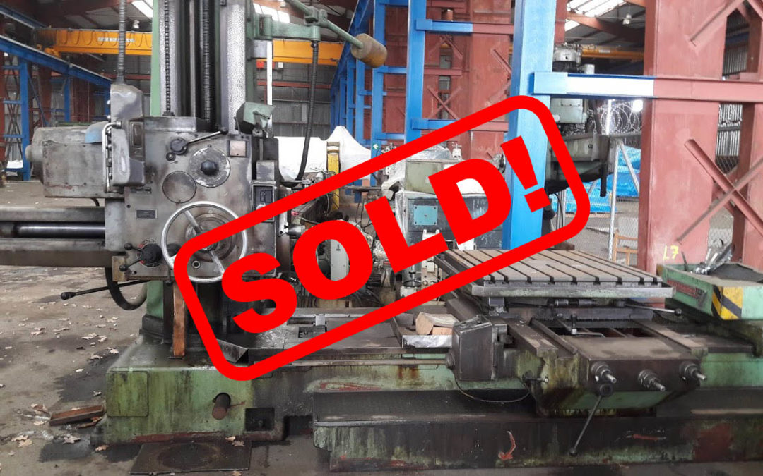 #04698 – Horizontal Boring Machine TOS VARNSDORF W9 – sold – to Mexico