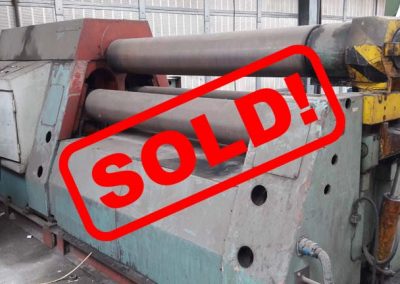#04708 – Plate rolling machine PIESOK XZCT2000/12 – video ▶️ – sold to Mexico