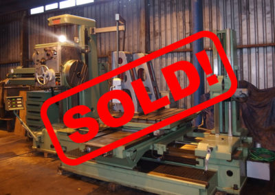 #04873 Horizontal Boring Machine TOS VARNSDORF W100A – ISO 50 – video available ▶️ – sold to Chile