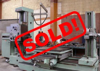 #04992 Horizontal Boring Machine TOS VARNSDORF W9A – sold to Mexico