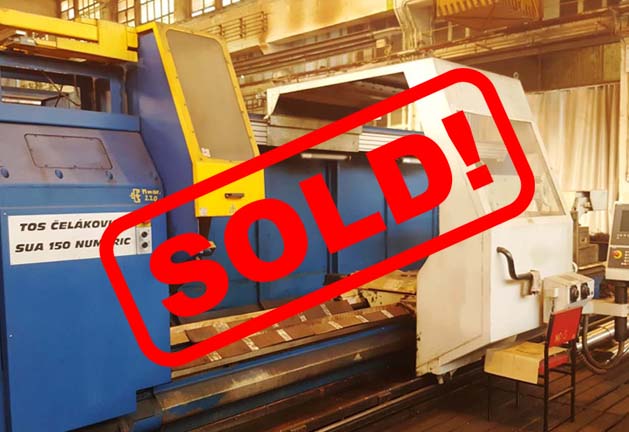#04999 Lathe heavy TOS SUA100/5000 CNC Numeric – yop 2006