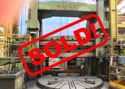 #05053.25 vertical lathe TOS SK 40 – sold to India