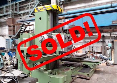 #05114 – Horizontal Boring Machine TOS VARNSDORF W100A – ISO 50 – as new – video available ▶️