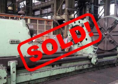 #05053.04 Horizontal Lathe SKODA SR2000/10000 – Sold to India