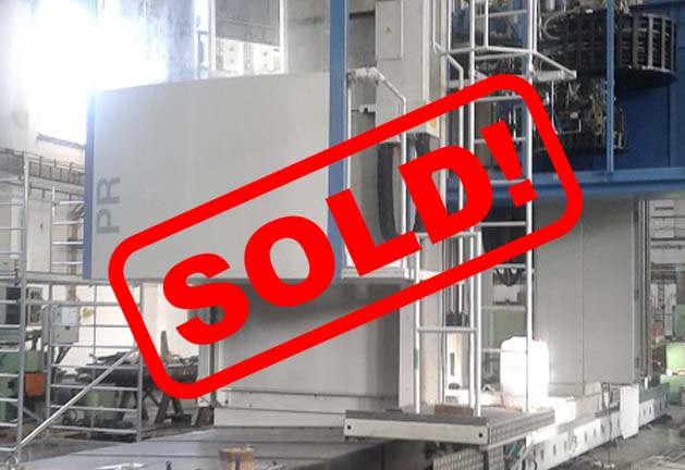 #05137 Horizontal Boring Machine UNION PR160 /x – 11000mm/y – 3000mm/ – YOP 2008 – sold in Czech Republic