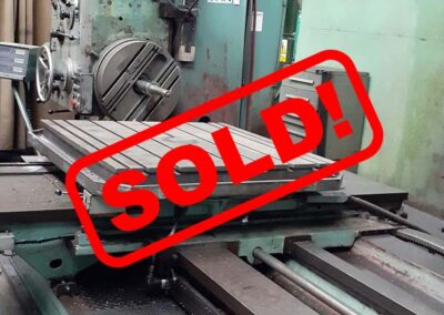 #05186 Horizontal Boring Machine TOS VARNSDORF W100A  – video available ▶️ – sold to India