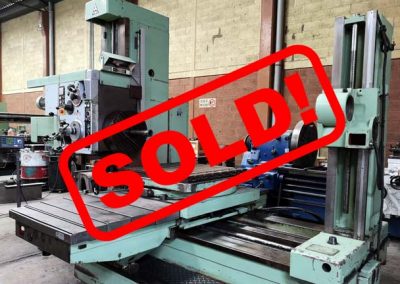 #05096 Horizontal Boring Machine TOS VARNSDORF W75 – incl. accessories and DRO – sold to Mexico