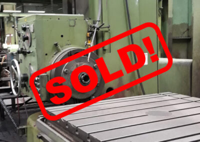 #05194 Horizontal Boring Machine TOS VARNSDORF H100A – ISO 50 – 1999 – sold to Czech Republic