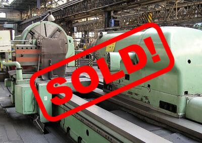 #05301.8 Horizontal Lathe SKODA SIU160/6000 – sold to India