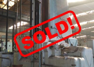 #05223 Horizontal boring machine SKODA W200G/6000 CNC – incl. rotary table E20 enlarged 2 x 2,5 m + milling head – video available ▶️ – sold to Italy