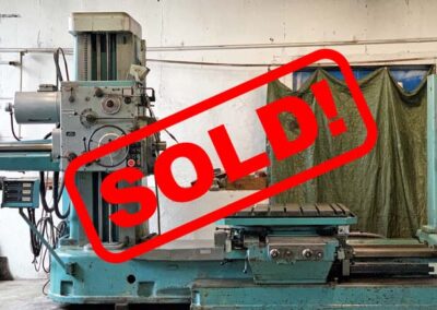 #05255 Horizontal Boring Machine TOS VARNSDORF W100 – video available ▶️ – Sold to Chile