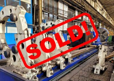 #05456 Horizontal Lathe SKODA SR 2000×12000 CNC Siemens Sinumerik 802D – video available ▶️ – sold to Chile