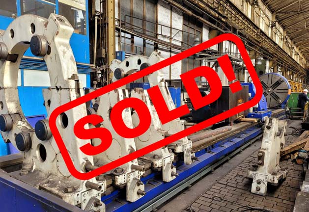 #05456 Horizontal Lathe SKODA SR 2000×12000 CNC Siemens Sinumerik 802D – video available ▶️ – sold to Chile