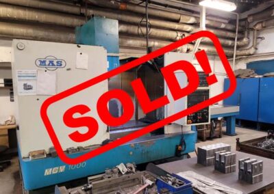 #05594 Vertical Machining Center MAS MCV1000 CNC Heidenhain 426 – sold to Czech Republic