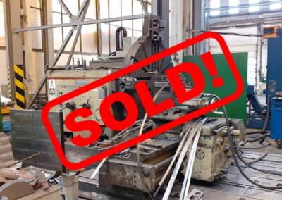 #05635 Facing Lathe WMW DP 2500×2500 – video available ▶️ – sold to India
