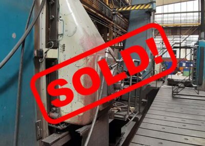 #05640 Horizontal boring machine SKODA W200T/4000, incl. rotary table E20 – sold in Czech Republic