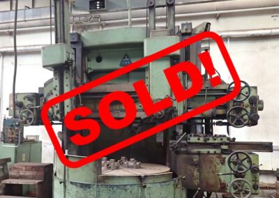 #05790 vertical lathe TOS SK 16 – sold to India