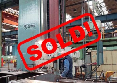 #05785 Horizontal boring machine SKODA W200HC – y:4200, x:9000 mm , incl. rotary table E20 and milling head –  – video available ▶️ – sold to India