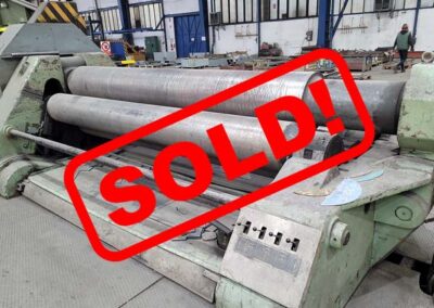 #05853 Rolls, Plate bending machine PIESOK XZC3000/25 – video available ▶️ – sold to Turkey