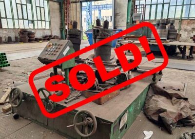 #05926 Profile bending machine GERMAN PELLS RW75 – sold to Egypt