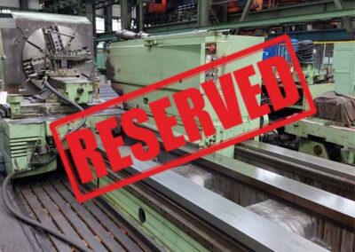 #05991 Horizontal Lathe SKODA SUT160/6000 CNC heavy duty