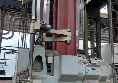 #05999 Horizontal boring machine SKODA W200HNR CNC – y:4150, x:8300 mm , incl. rotary table E20 and milling head – video available ▶️