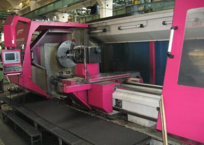 #06011 Lathe Gemini GHT6 G2 1300×4000 mm – CNC HEIDENHAIN Manual Plus 4110