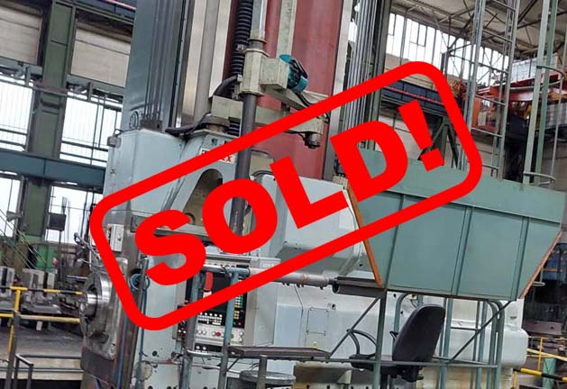 #06000 Horizontal boring machine SKODA W200G CNC – y:4150, x:8000 mm , incl. rotary table E20 and milling head  – video available ▶️ – sold to Poland