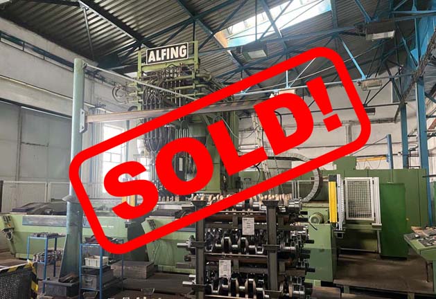 #060243 ALFING M3 CNC -Automatic Hardening Centre for truck, bus, agriculture crankshafts – control SIEMENS 2009 – video available ▶️ – sold to Germany