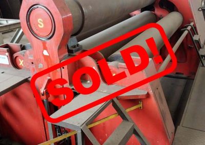 #06053 Rolls, plate bending (incl. pinch) DAVI MCB3045 – yop 2011 – video available ▶️ – sold in Peru