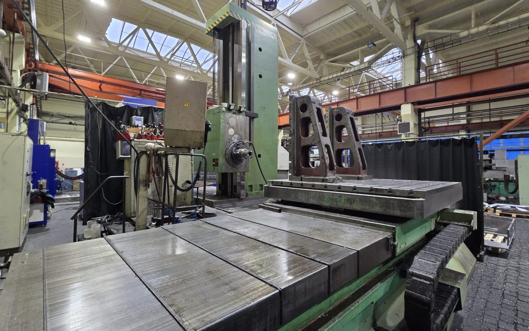 #06349 Horizontal Boring Machine TOS WHN 13.4 CNC Heidenhain TNC530, general repair 2007 