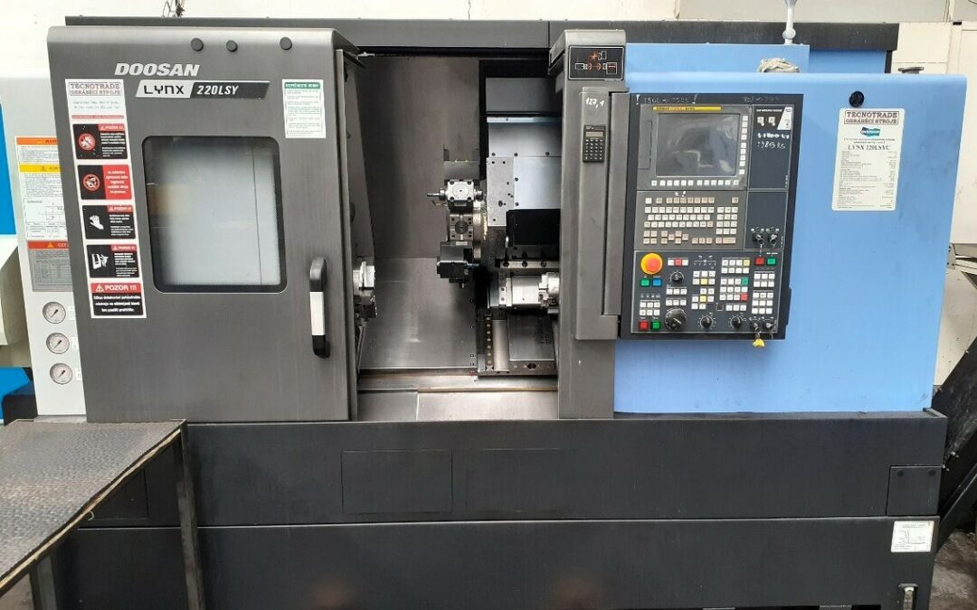 #06091 Lathe CNC DOOSAN LYNX 220 LSYC, YOP 2018, Control system: FANUC-i,Total use: 880 hours