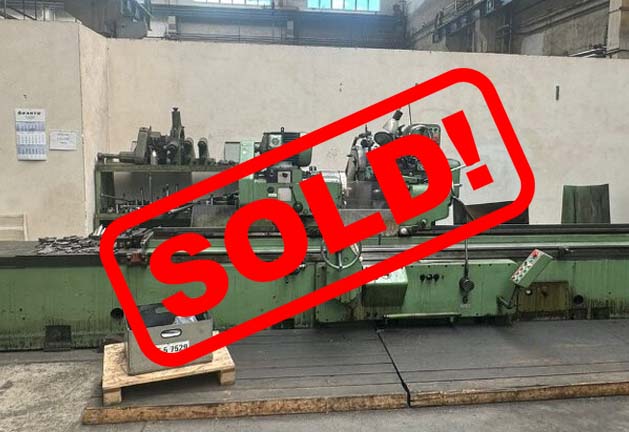 #06160 TOS Cylindrical Grinder BUT63/4000-GR1994 – sold in Czech Republic