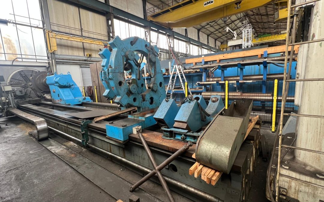 #06266 Horizontal Lathe SKODA SR2000/10000 – new electro cabinet Siemens