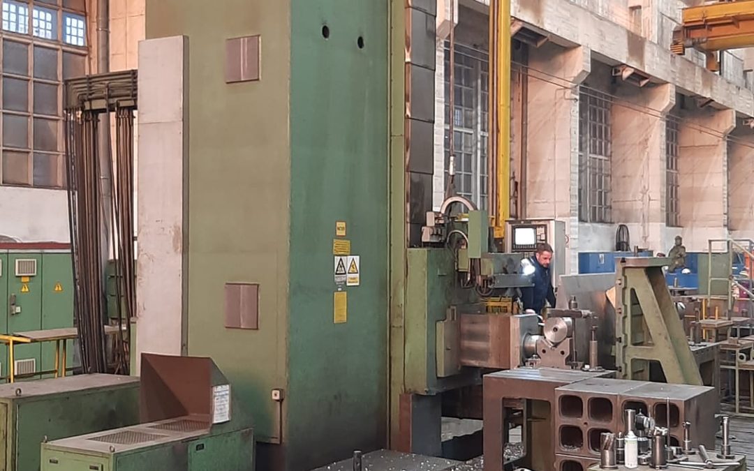 #06273 Horizontal Boring Machine SCHIESS FRORIEP FB225 CNC Siemens 840D, x=21.900mm, y=6.000mm