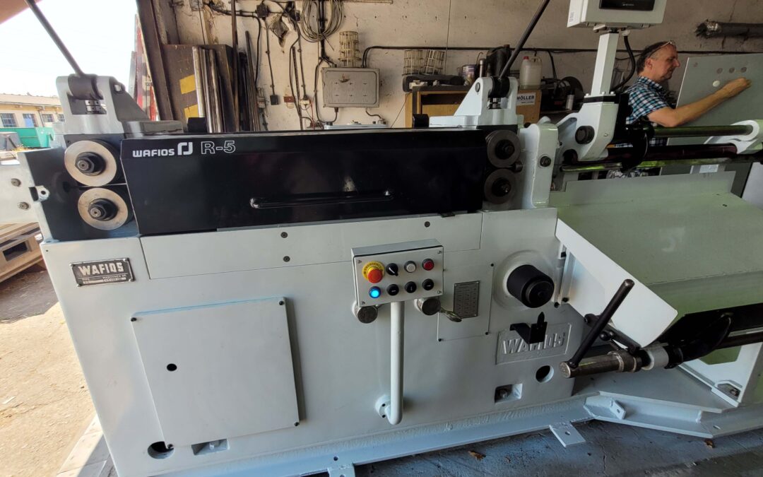 #06282 WAFIOS R5-Wire straightening and cutting machine -after fully overhaule and modernization– video available ▶️