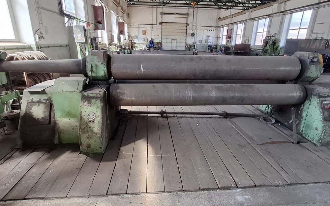 #06298 Rolls, Plate bending machine PIESOK XZM3000/25