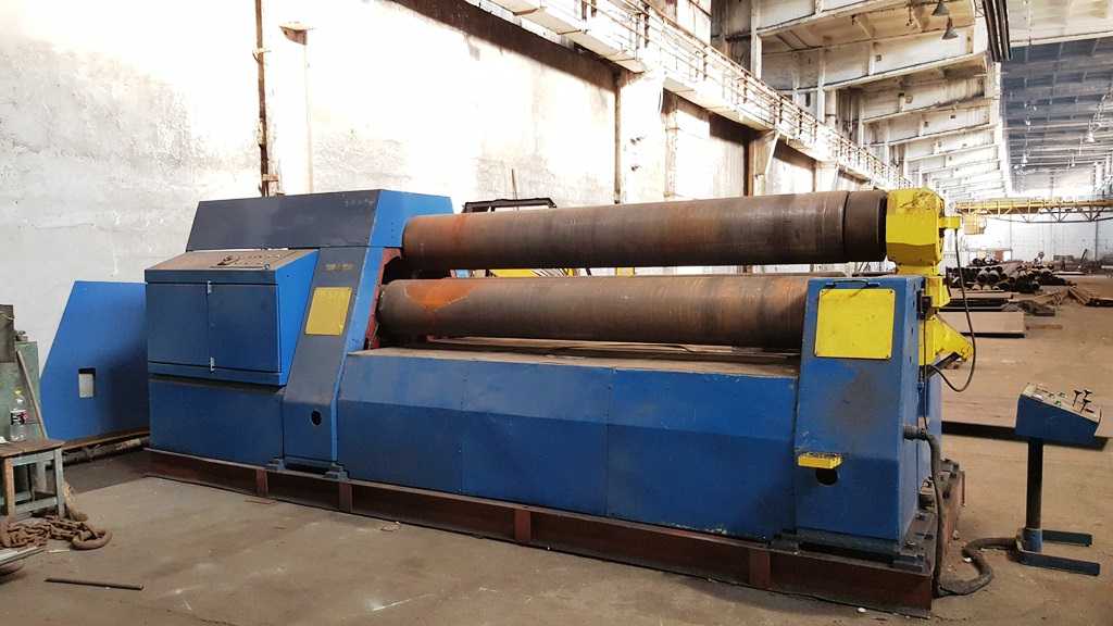 #06305 Plate rolling machine PIESOK XZCT3000/16-22  – video ▶️