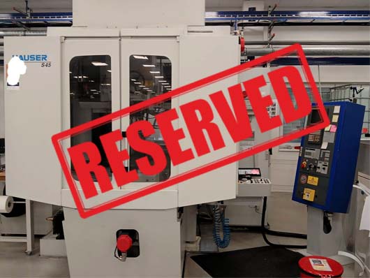 #06336 Jig Grinder HAUSER S45.400 CNC GE Fanuc 16m – 2003 – video available ▶️ – reserved for France