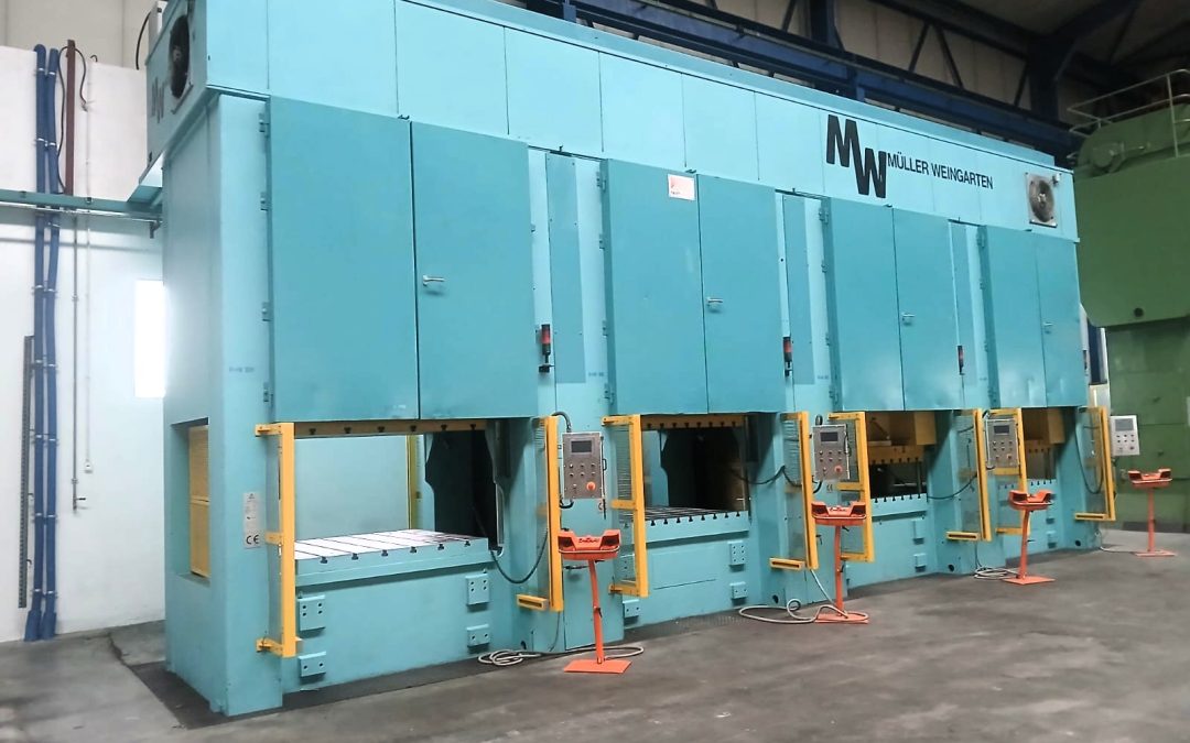 #6325.24-27 Hydraulic presses line 4 x Muller Weingarten – modernization 2020 – video ▶️